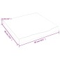 Tischplatte 60x60x6 cm Massivholz Eiche Unbehandelt Tischplatte 60x60x6 cm Massivholz Eiche Unbehandelt