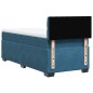 vidaXL Boxspringbett mit Matratze Dunkelblau 90x200 cm Samt vidaXL Boxspringbett mit Matratze Dunkelblau 90x200 cm Samt