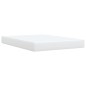 vidaXL Boxspringbett mit Matratze Weiß 140x200 cm Kunstleder vidaXL Boxspringbett mit Matratze Weiß 140x200 cm Kunstleder
