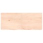vidaXL Tischplatte 120x50x(2-4) cm Massivholz Eiche Unbehandelt vidaXL Tischplatte 120x50x(2-4) cm Massivholz Eiche Unbehandelt
