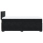 vidaXL Boxspringbett mit Matratze Schwarz 80x200 cm Samt vidaXL Boxspringbett mit Matratze Schwarz 80x200 cm Samt