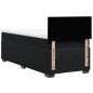 vidaXL Boxspringbett mit Matratze Schwarz 80x200 cm Samt vidaXL Boxspringbett mit Matratze Schwarz 80x200 cm Samt