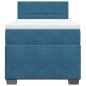 vidaXL Boxspringbett mit Matratze Dunkelblau 80x200 cm Samt vidaXL Boxspringbett mit Matratze Dunkelblau 80x200 cm Samt
