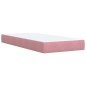 vidaXL Boxspringbett mit Matratze Rosa 90x190 cm Samt vidaXL Boxspringbett mit Matratze Rosa 90x190 cm Samt