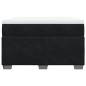 vidaXL Boxspringbett mit Matratze Schwarz 120x200 cm Samt vidaXL Boxspringbett mit Matratze Schwarz 120x200 cm Samt