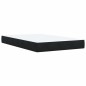 vidaXL Boxspringbett mit Matratze Schwarz 120x200 cm Samt vidaXL Boxspringbett mit Matratze Schwarz 120x200 cm Samt