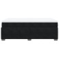 vidaXL Boxspringbett mit Matratze Schwarz 120x200 cm Samt vidaXL Boxspringbett mit Matratze Schwarz 120x200 cm Samt