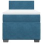 vidaXL Boxspringbett mit Matratze Dunkelblau 90x200 cm Samt vidaXL Boxspringbett mit Matratze Dunkelblau 90x200 cm Samt