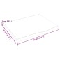 Tischplatte 60x50x2 cm Massivholz Eiche Unbehandelt Tischplatte 60x50x2 cm Massivholz Eiche Unbehandelt