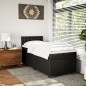 vidaXL Boxspringbett mit Matratze Schwarz 80x200 cm Kunstleder vidaXL Boxspringbett mit Matratze Schwarz 80x200 cm Kunstleder