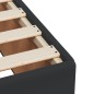 vidaXL Boxspringbett mit Matratze Schwarz 80x200 cm Kunstleder vidaXL Boxspringbett mit Matratze Schwarz 80x200 cm Kunstleder