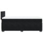 vidaXL Boxspringbett mit Matratze Schwarz 80x200 cm Samt vidaXL Boxspringbett mit Matratze Schwarz 80x200 cm Samt