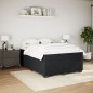 vidaXL Boxspringbett mit Matratze Schwarz 140x200 cm Samt vidaXL Boxspringbett mit Matratze Schwarz 140x200 cm Samt