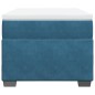 vidaXL Boxspringbett mit Matratze Dunkelblau 90x200 cm Samt vidaXL Boxspringbett mit Matratze Dunkelblau 90x200 cm Samt