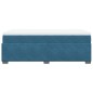 vidaXL Boxspringbett mit Matratze Dunkelblau 90x200 cm Samt vidaXL Boxspringbett mit Matratze Dunkelblau 90x200 cm Samt