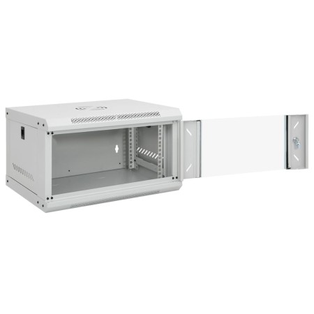 vidaXL 6U Wand-Netzwerkschrank 19" IP20 53x40x30 cm