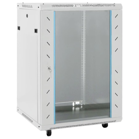 vidaXL 15U Netzwerkschrank auf Rollen 19" IP20 53x40x80 cm