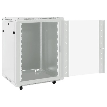 vidaXL 15U Netzwerkschrank auf Rollen 19" IP20 53x40x80 cm