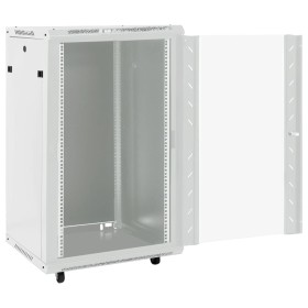 vidaXL 18U Netzwerkschrank auf Rollen 19" IP20 60x60x100 cm