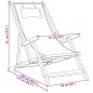 vidaXL Strandstühle 2 Stk. Klappbar Taupe Stoff und Massivholz vidaXL Strandstühle 2 Stk. Klappbar Taupe Stoff und Massivholz