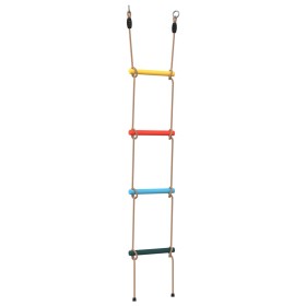 vidaXL Strickleiter für Kinder mit 4 Sprossen Mehrfarbig