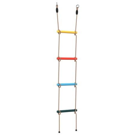 vidaXL Strickleiter für Kinder mit 4 Sprossen Mehrfarbig
