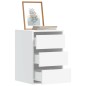 vidaXL Kommode Weiß 40x41x58 cm Holzwerkstoff vidaXL Kommode Weiß 40x41x58 cm Holzwerkstoff