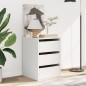 vidaXL Kommode Weiß 40x41x58 cm Holzwerkstoff vidaXL Kommode Weiß 40x41x58 cm Holzwerkstoff