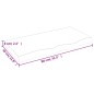 Tischplatte 80x40x6 cm Massivholz Eiche Unbehandelt Tischplatte 80x40x6 cm Massivholz Eiche Unbehandelt