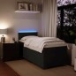 vidaXL Boxspringbett mit Matratze Schwarz 80x200 cm Samt vidaXL Boxspringbett mit Matratze Schwarz 80x200 cm Samt