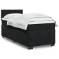 vidaXL Boxspringbett mit Matratze Schwarz 90x190 cm Samt vidaXL Boxspringbett mit Matratze Schwarz 90x190 cm Samt