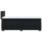 vidaXL Boxspringbett mit Matratze Schwarz 90x190 cm Samt vidaXL Boxspringbett mit Matratze Schwarz 90x190 cm Samt