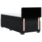 vidaXL Boxspringbett mit Matratze Schwarz 80x200 cm Samt vidaXL Boxspringbett mit Matratze Schwarz 80x200 cm Samt