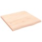 vidaXL Tischplatte 60x60x(2-4) cm Massivholz Eiche Unbehandelt vidaXL Tischplatte 60x60x(2-4) cm Massivholz Eiche Unbehandelt
