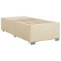 vidaXL Boxspringbett mit Matratze Creme 80x200 cm Stoff vidaXL Boxspringbett mit Matratze Creme 80x200 cm Stoff