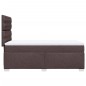 vidaXL Boxspringbett mit Matratze Dunkelbraun 80x200 cm Stoff vidaXL Boxspringbett mit Matratze Dunkelbraun 80x200 cm Stoff