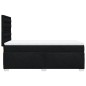 vidaXL Boxspringbett mit Matratze Schwarz 80x200 cm Stoff vidaXL Boxspringbett mit Matratze Schwarz 80x200 cm Stoff