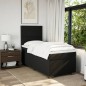 vidaXL Boxspringbett mit Matratze Schwarz 80x200 cm Stoff vidaXL Boxspringbett mit Matratze Schwarz 80x200 cm Stoff