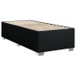 vidaXL Boxspringbett mit Matratze Schwarz 80x200 cm Stoff vidaXL Boxspringbett mit Matratze Schwarz 80x200 cm Stoff