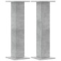 vidaXL Lautsprecherständer 2 Stk. Betongrau 30x30x95 cm Holzwerkstoff vidaXL Lautsprecherständer 2 Stk. Betongrau 30x30x95 cm Holzwerkstoff