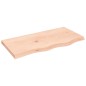 Tischplatte 80x40x4 cm Massivholz Eiche Unbehandelt Tischplatte 80x40x4 cm Massivholz Eiche Unbehandelt