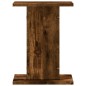vidaXL Lautsprecherständer 2Stk. Räuchereiche 30x30x40cm Holzwerkstoff vidaXL Lautsprecherständer 2Stk. Räuchereiche 30x30x40cm Holzwerkstoff