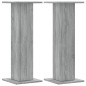 vidaXL Lautsprecherständer 2 Stk. Grau Sonoma 30x30x80cm Holzwerkstoff vidaXL Lautsprecherständer 2 Stk. Grau Sonoma 30x30x80cm Holzwerkstoff