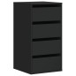 vidaXL Kommode Schwarz 40x41x76 cm Holzwerkstoff vidaXL Kommode Schwarz 40x41x76 cm Holzwerkstoff