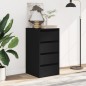 vidaXL Kommode Schwarz 40x41x76 cm Holzwerkstoff vidaXL Kommode Schwarz 40x41x76 cm Holzwerkstoff
