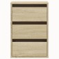 vidaXL Kommode Sonoma-Eiche 40x41x58 cm Holzwerkstoff vidaXL Kommode Sonoma-Eiche 40x41x58 cm Holzwerkstoff