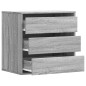 vidaXL Kommode Grau Sonoma 60x41x58 cm Holzwerkstoff vidaXL Kommode Grau Sonoma 60x41x58 cm Holzwerkstoff