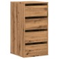 vidaXL Kommode Artisan-Eiche 40x41x76 cm Holzwerkstoff vidaXL Kommode Artisan-Eiche 40x41x76 cm Holzwerkstoff