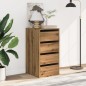 vidaXL Kommode Artisan-Eiche 40x41x76 cm Holzwerkstoff vidaXL Kommode Artisan-Eiche 40x41x76 cm Holzwerkstoff