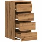 vidaXL Kommode Artisan-Eiche 40x41x76 cm Holzwerkstoff vidaXL Kommode Artisan-Eiche 40x41x76 cm Holzwerkstoff